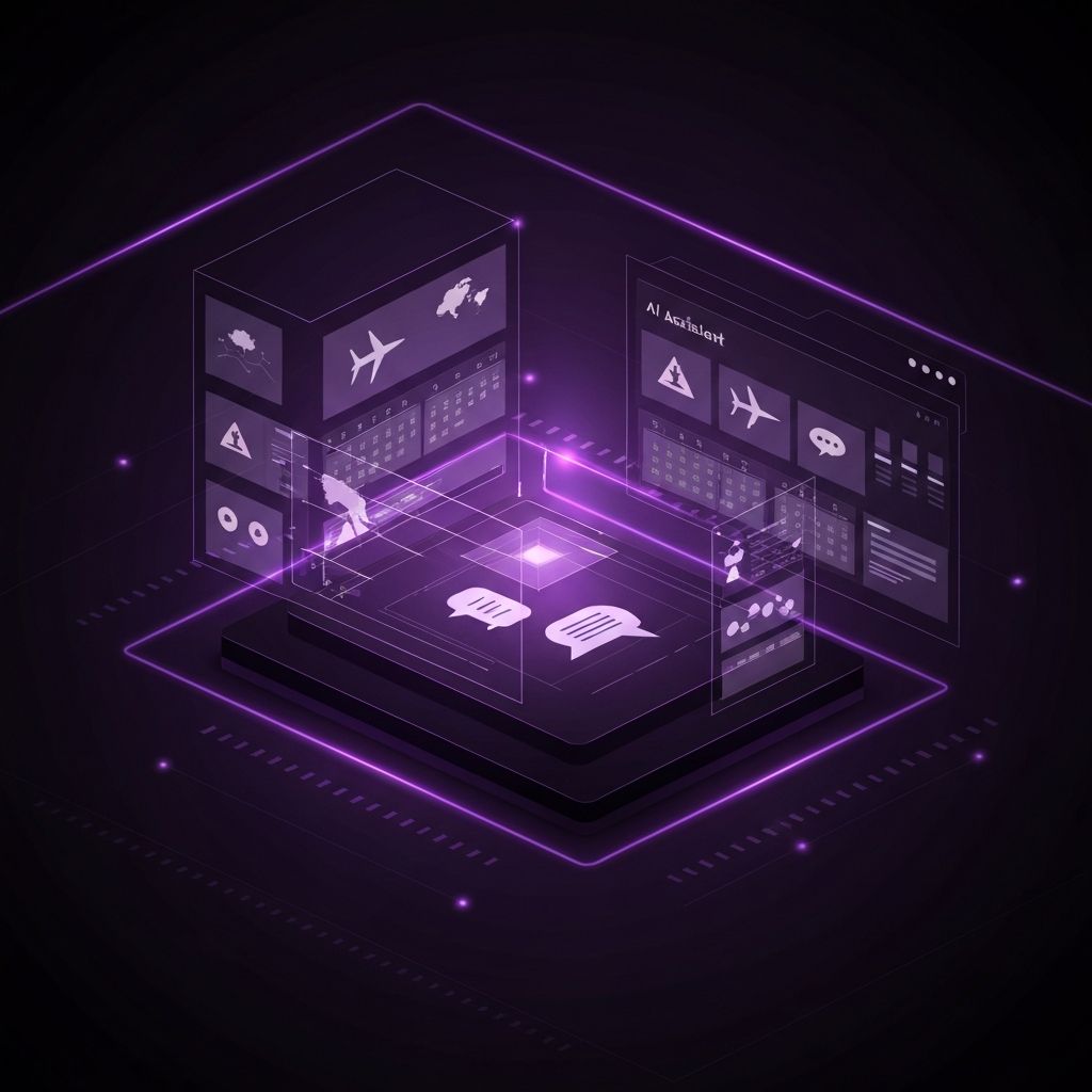 Agentic AI in Travel - Modern AI interface for travel booking